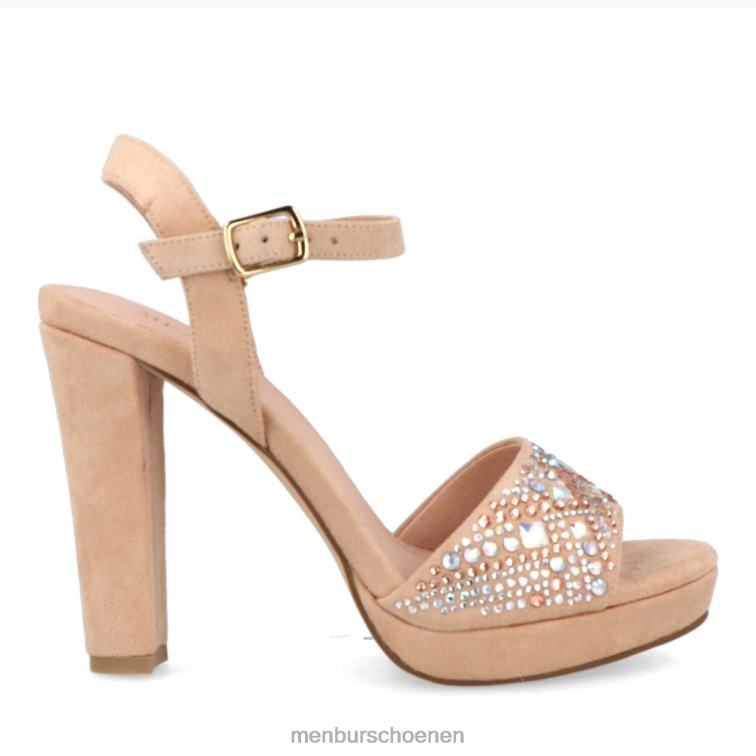 beige hoge hakken 64N064156 Baone vrouwen Menbur