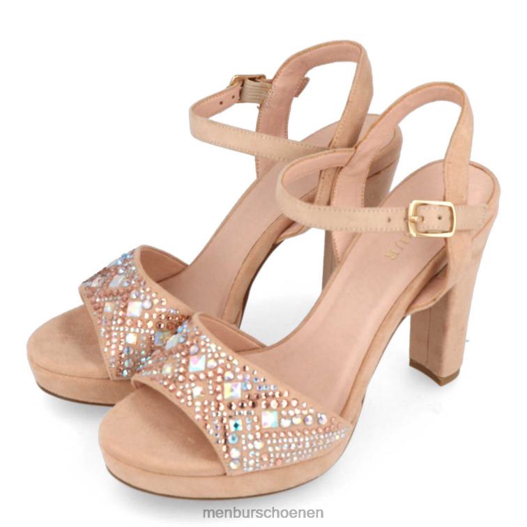 beige hoge hakken 64N064156 Baone vrouwen Menbur