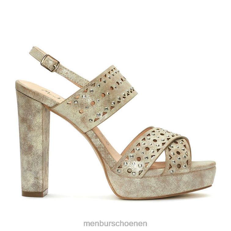 beige hoge hakken 64N064429 vallerona vrouwen Menbur