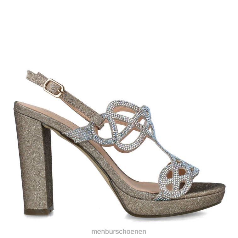 beige hoge hakken 64N065004 bootti vrouwen Menbur