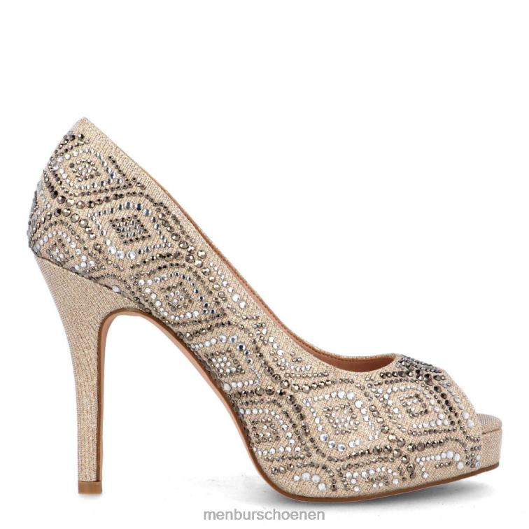 beige hoge hakken 64N065312 kantoniera vrouwen Menbur