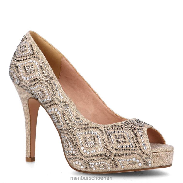 beige hoge hakken 64N065312 kantoniera vrouwen Menbur