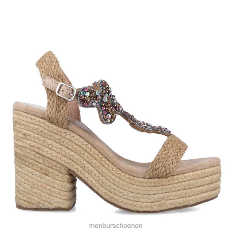 beige hoge hakken 64N065450 cervo vrouwen Menbur