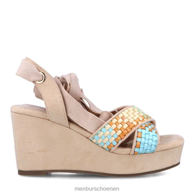 beige hoge hakken 64N065466 albino vrouwen Menbur