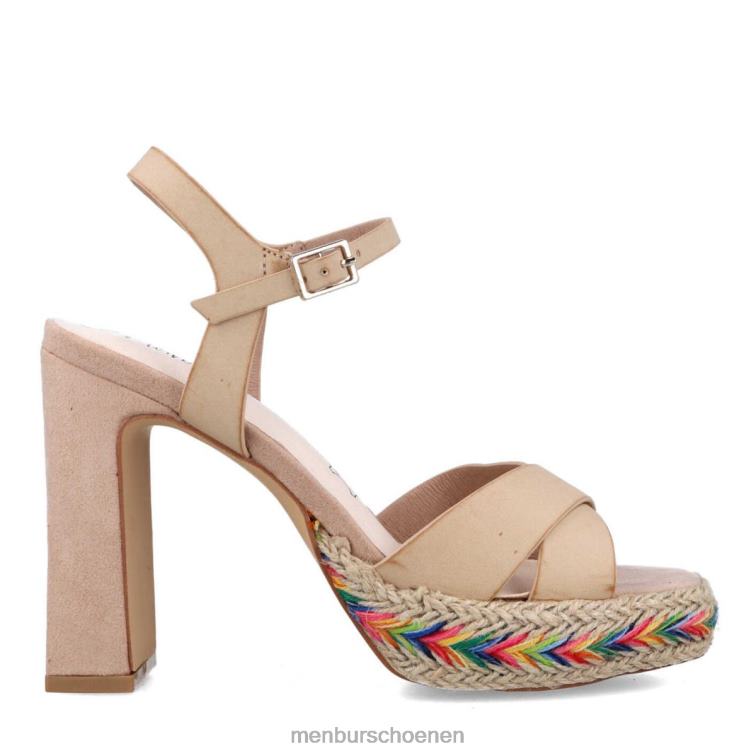 beige hoge hakken 64N065471 faetonte vrouwen Menbur