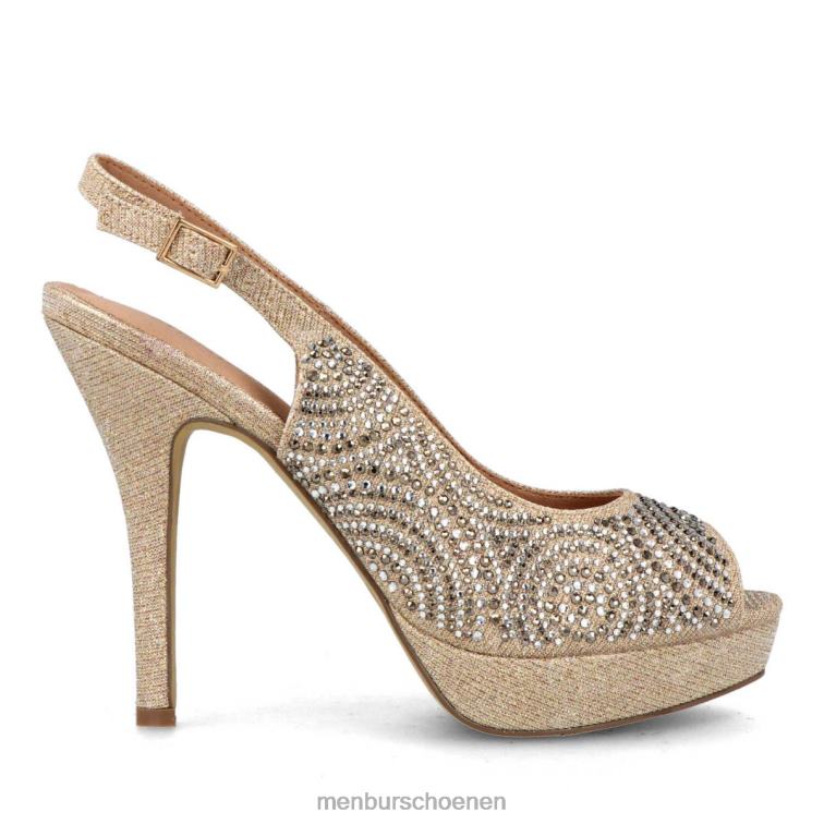 beige hoge hakken 64N06892 badolato vrouwen Menbur