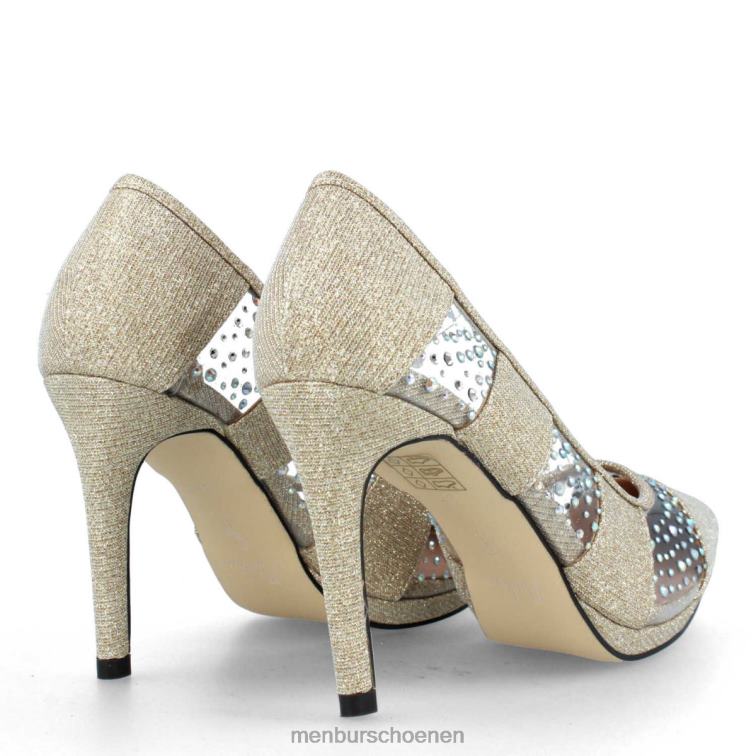 beige hoge hakken 64N06935 antrodoco vrouwen Menbur