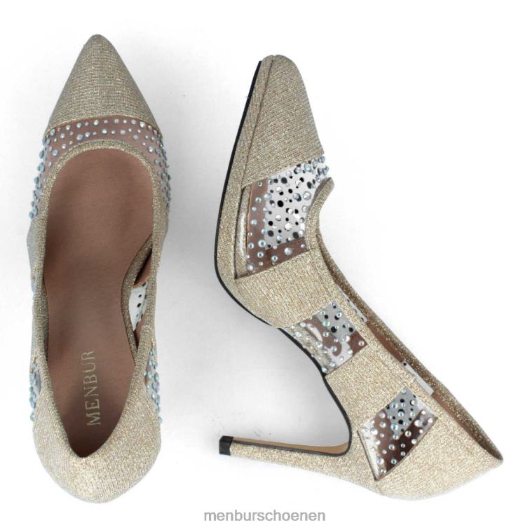 beige hoge hakken 64N06935 antrodoco vrouwen Menbur