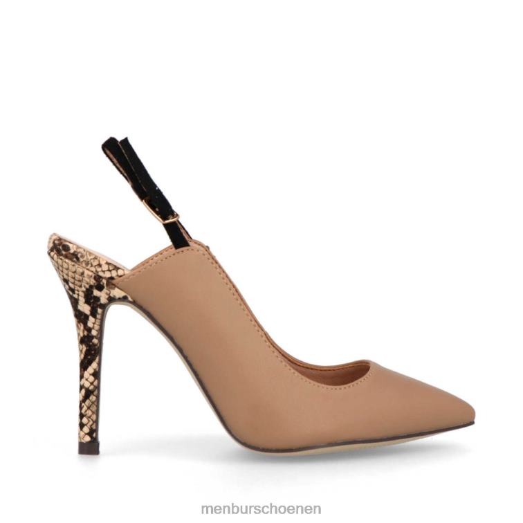 beige hoge hakken 64N06998 larderia vrouwen Menbur