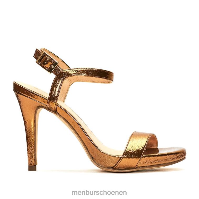 bronzen hoge hakken 64N064882 vigino vrouwen Menbur