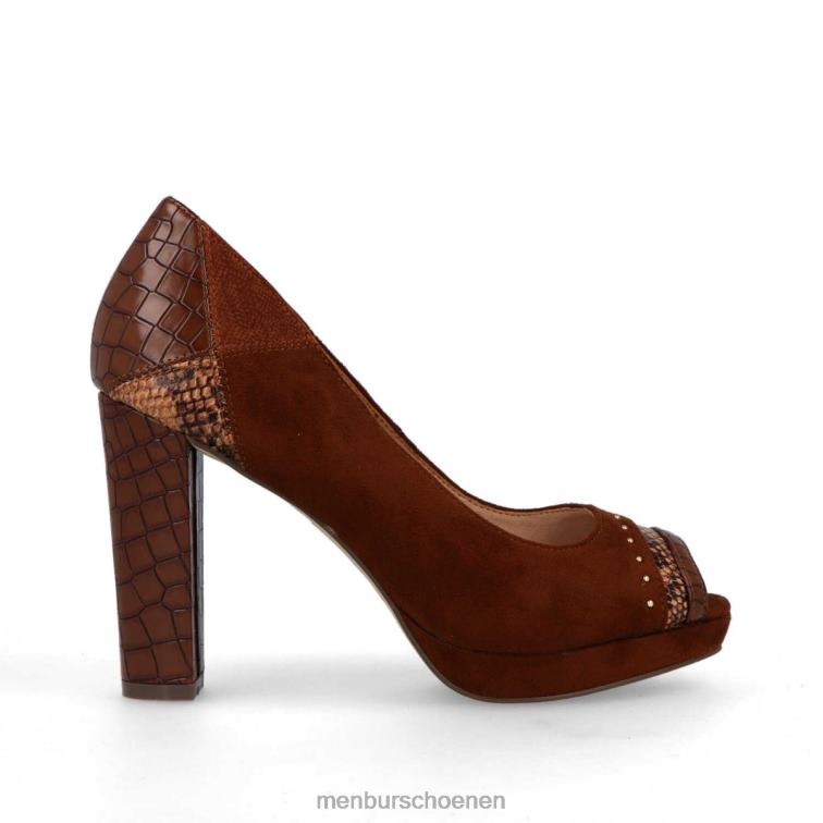 bruin hoge hakken 64N061004 patrizio vrouwen Menbur