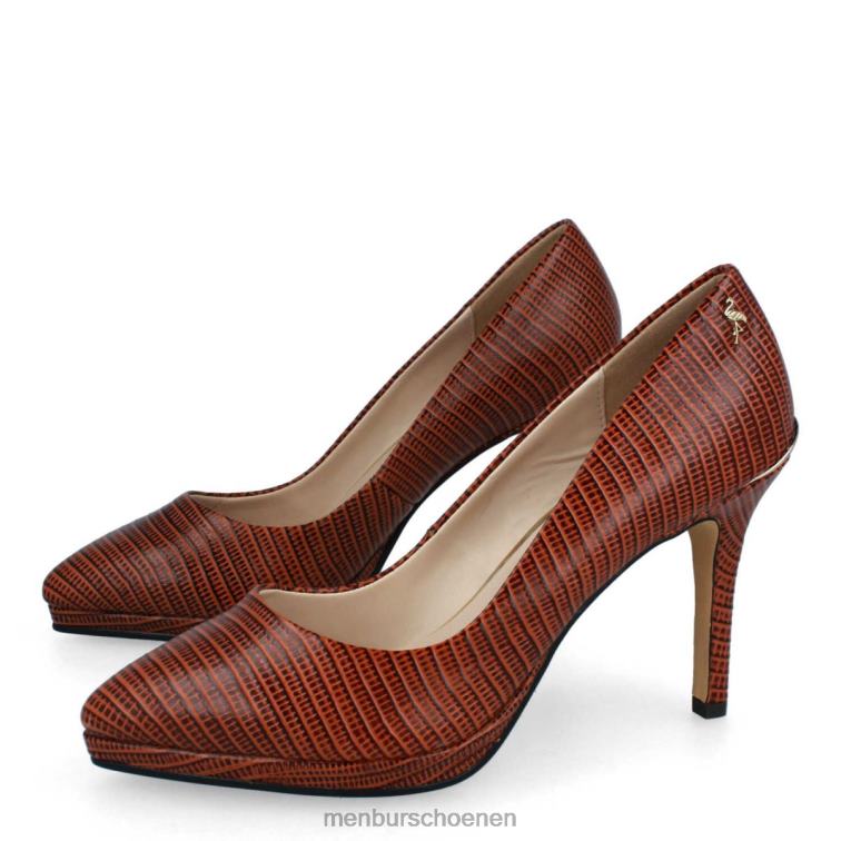 bruin hoge hakken 64N061326 turano vrouwen Menbur