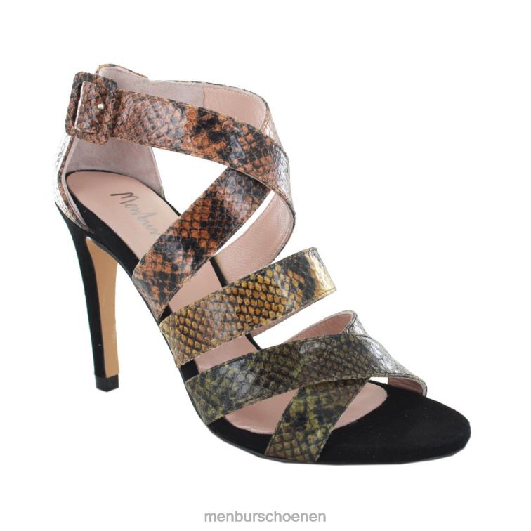 bruin hoge hakken 64N061431 mincio vrouwen Menbur