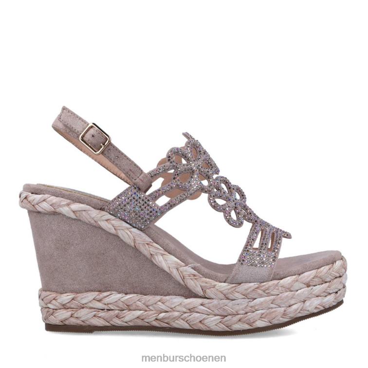 bruin hoge hakken 64N061556 dedalo vrouwen Menbur