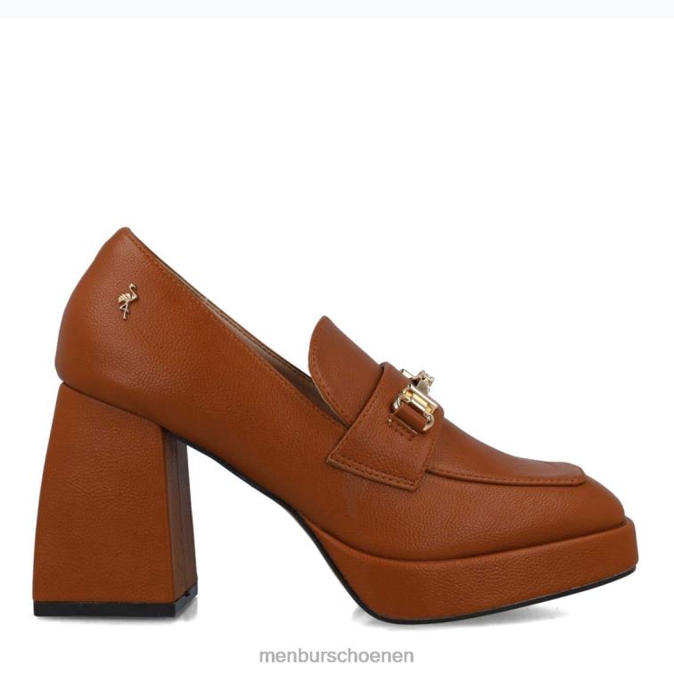 bruin hoge hakken 64N063824 koraal vrouwen Menbur