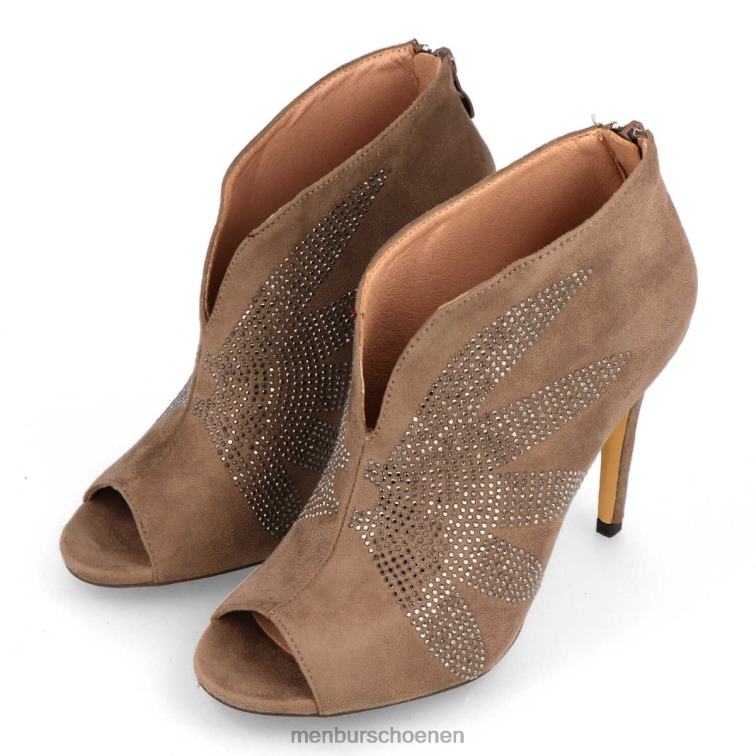 bruin hoge hakken 64N064107 terricoli vrouwen Menbur