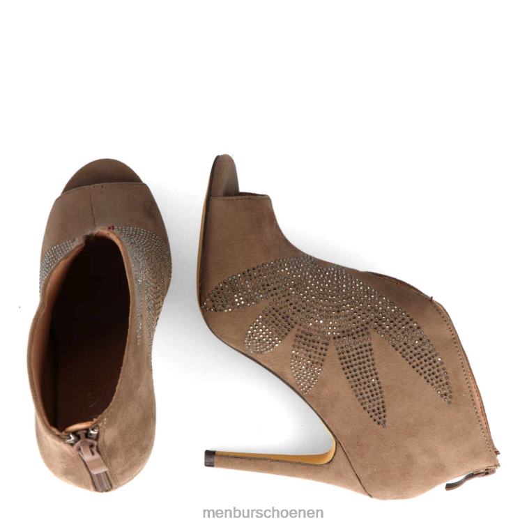 bruin hoge hakken 64N064107 terricoli vrouwen Menbur