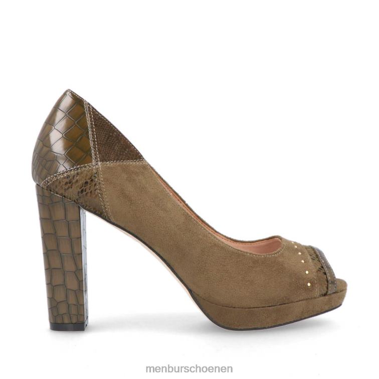bruin hoge hakken 64N064330 patrizio vrouwen Menbur