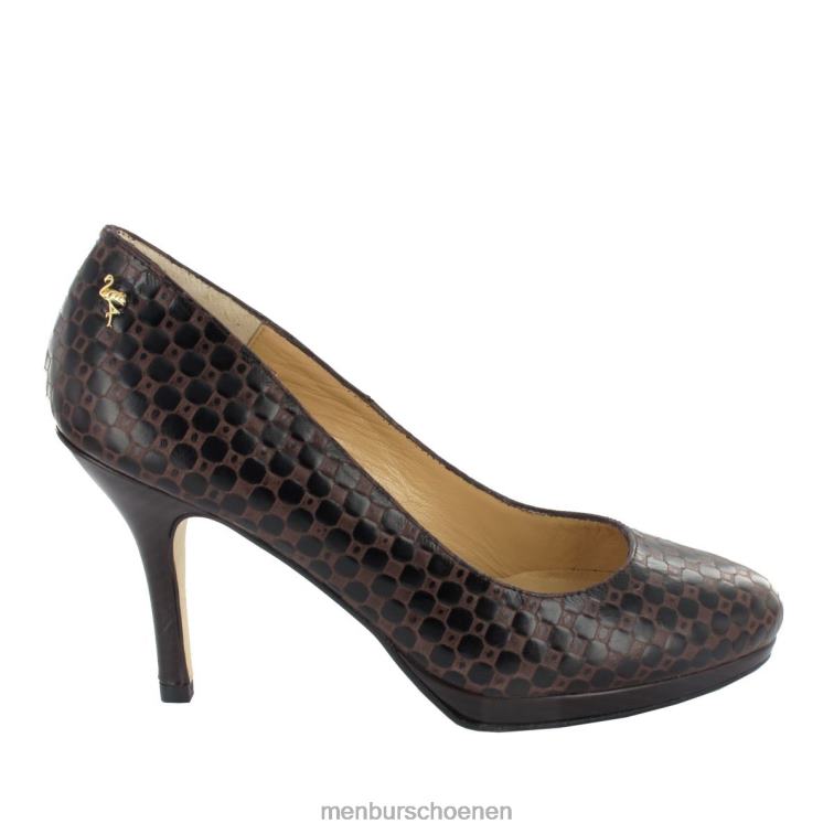 bruin hoge hakken 64N064767 mijas vrouwen Menbur