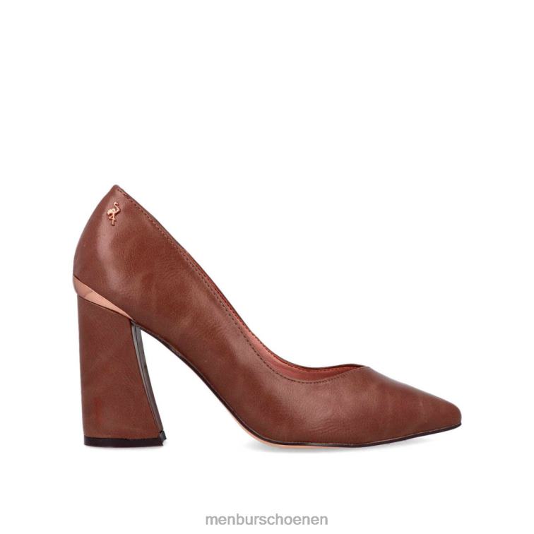 bruin hoge hakken 64N065010 Carlo vrouwen Menbur