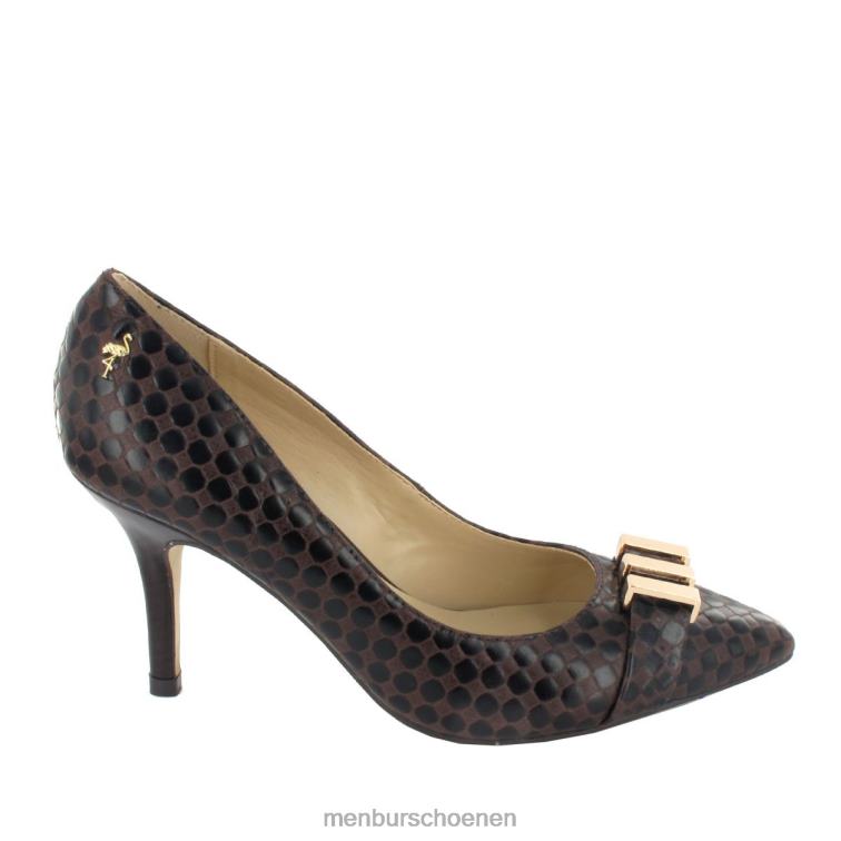 bruin hoge hakken 64N065153 mijas vrouwen Menbur