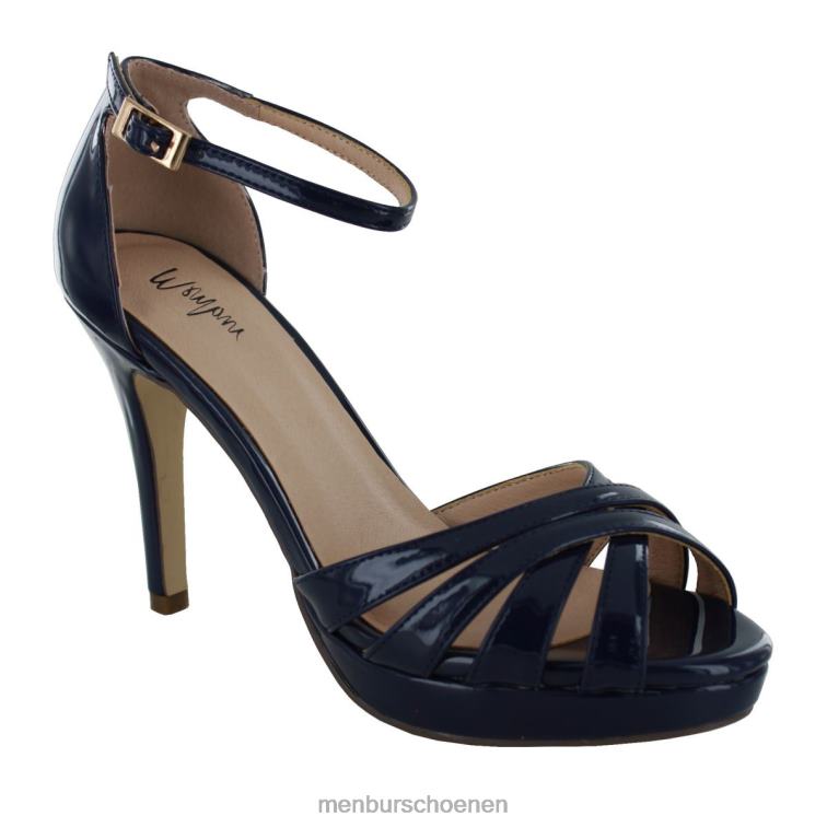 donkerblauw hoge hakken 64N061061 trapani vrouwen Menbur