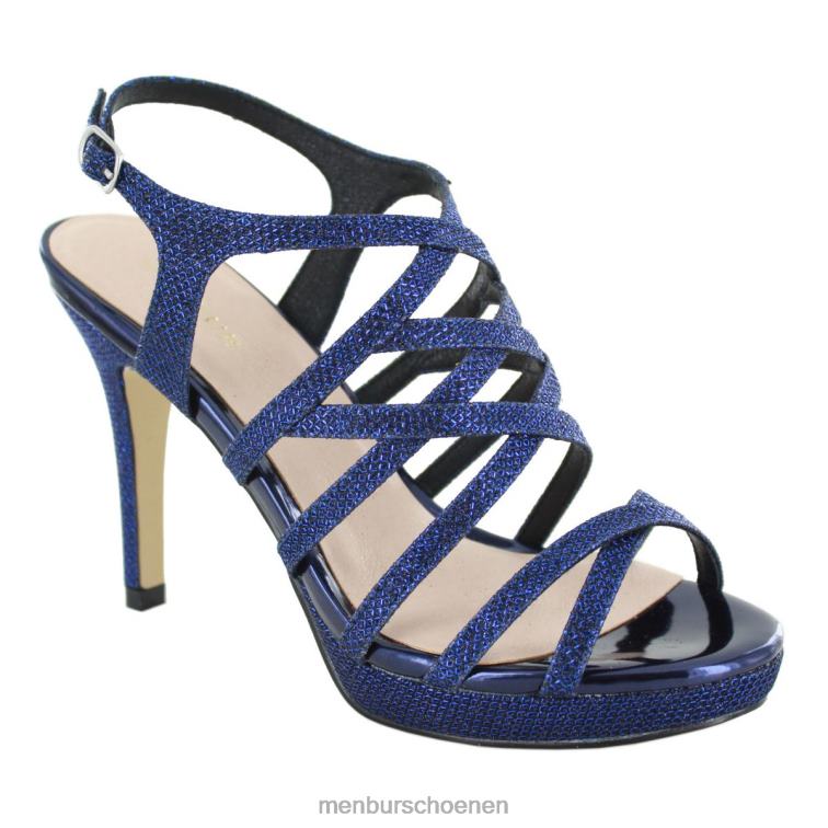 donkerblauw hoge hakken 64N061073 valpiana vrouwen Menbur