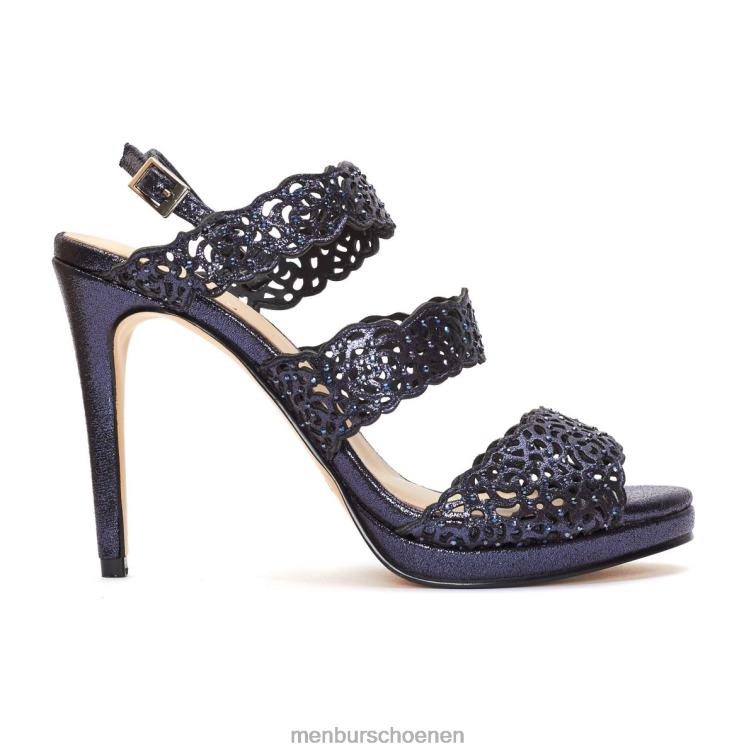 donkerblauw hoge hakken 64N061108 morelli vrouwen Menbur