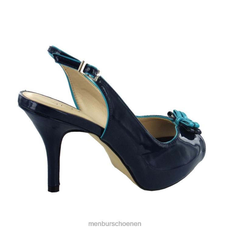 donkerblauw hoge hakken 64N061157 almunecar vrouwen Menbur