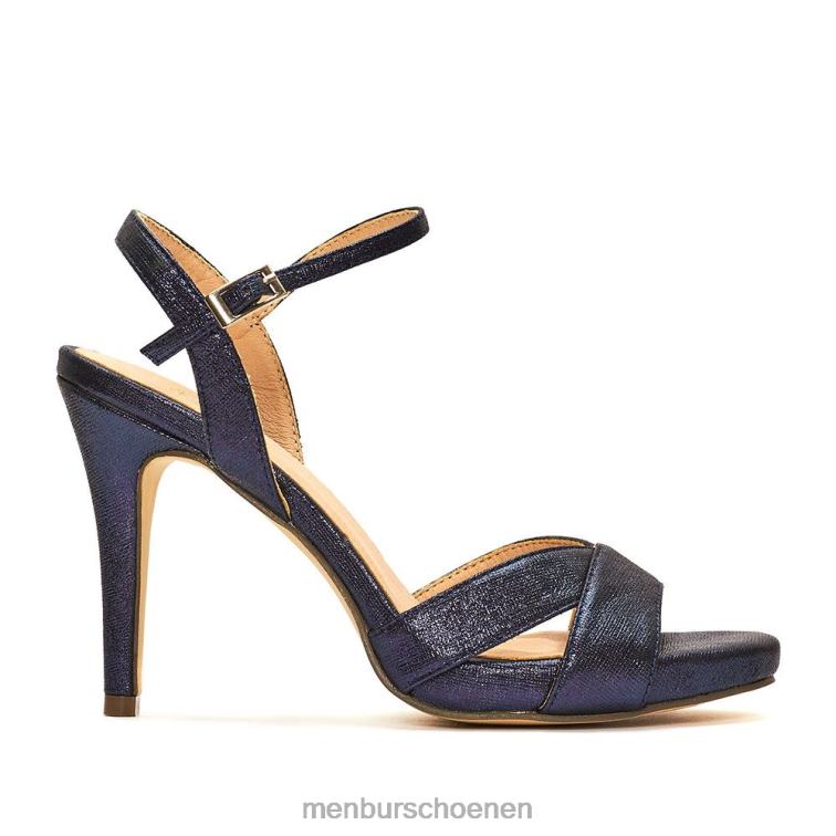 donkerblauw hoge hakken 64N061310 tufsteen vrouwen Menbur
