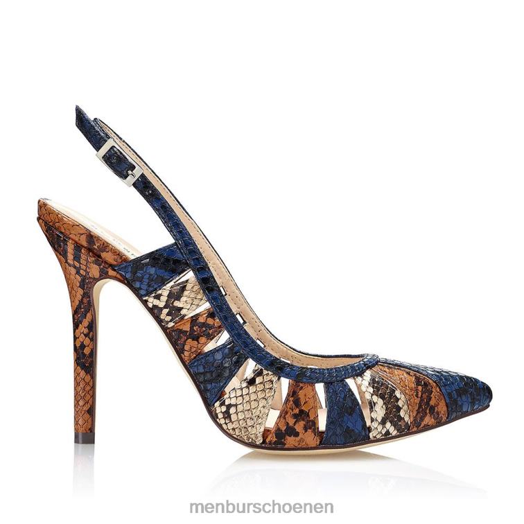 donkerblauw hoge hakken 64N061362 camerun vrouwen Menbur