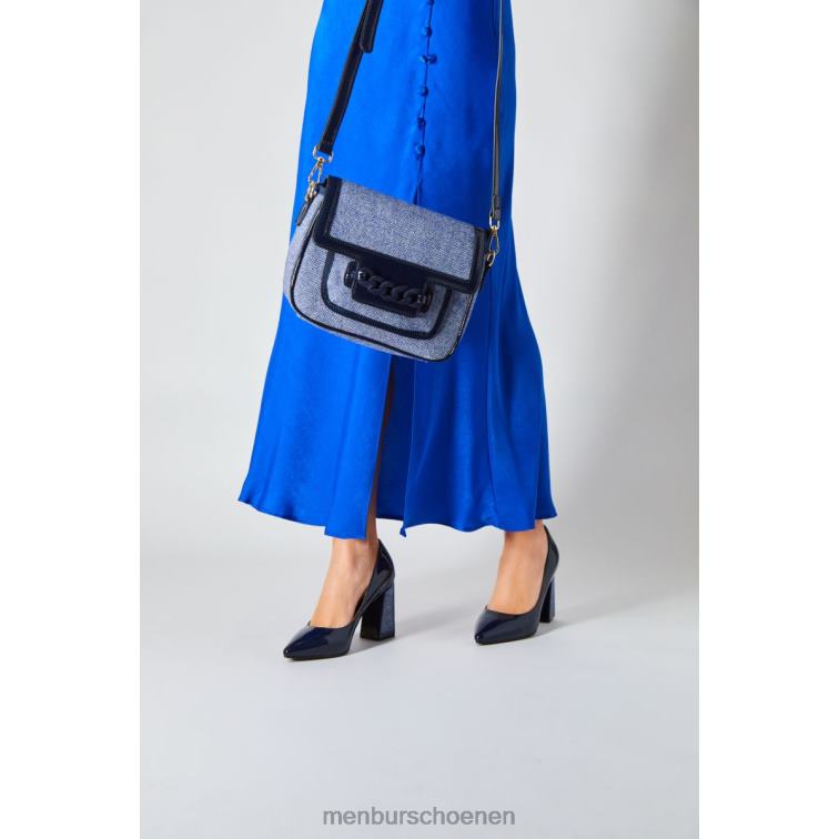 donkerblauw hoge hakken 64N063777 hematiet vrouwen Menbur