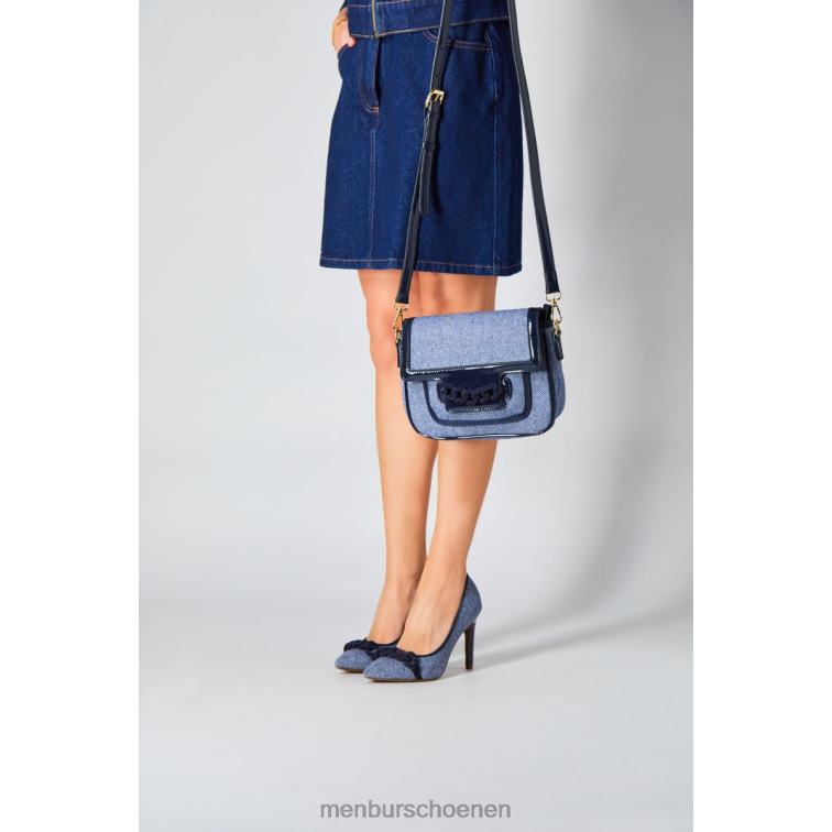 donkerblauw hoge hakken 64N063786 hematiet vrouwen Menbur