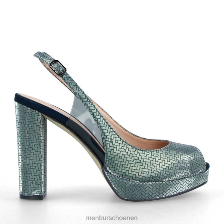 donkerblauw hoge hakken 64N064058 carpi vrouwen Menbur