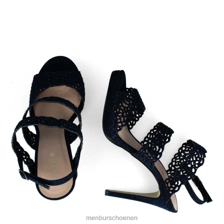 donkerblauw hoge hakken 64N064168 volturino vrouwen Menbur