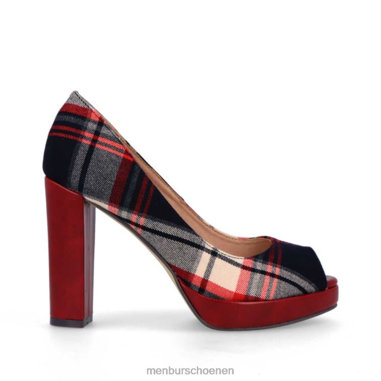 donkerblauw hoge hakken 64N064297 alberi vrouwen Menbur