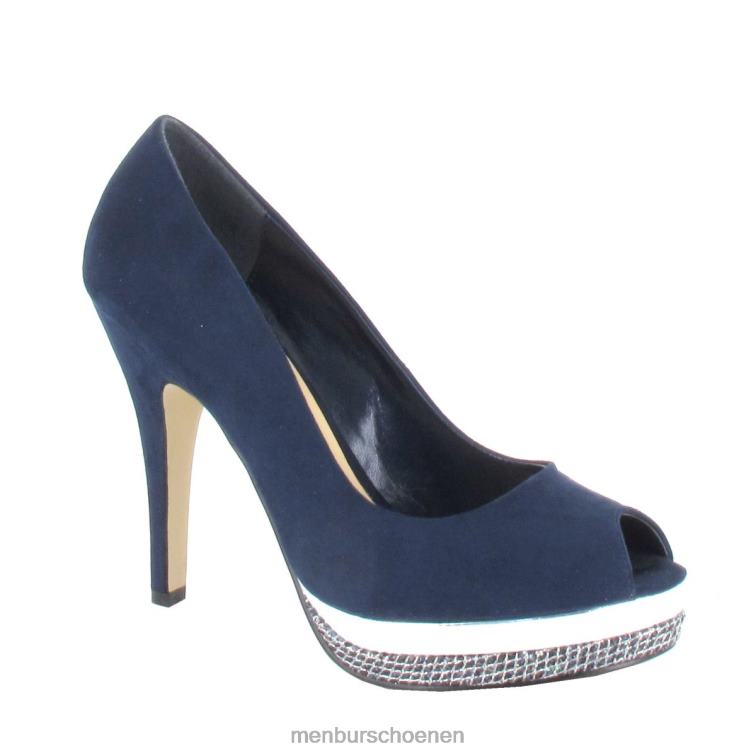 donkerblauw hoge hakken 64N064635 achard vrouwen Menbur