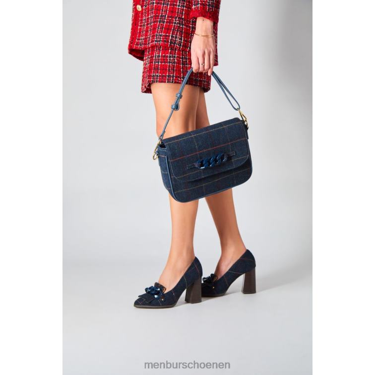 donkerblauw hoge hakken 64N064997 danburita vrouwen Menbur