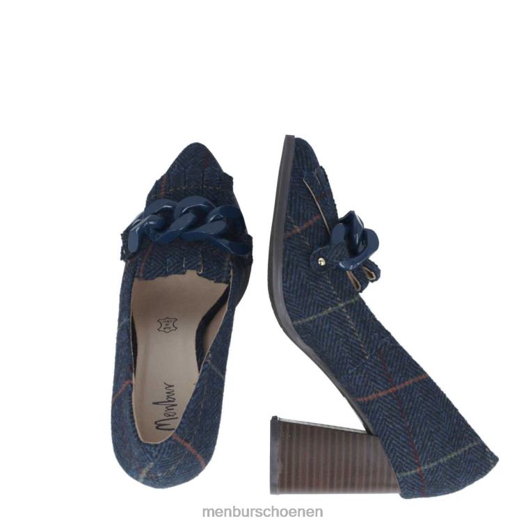donkerblauw hoge hakken 64N064997 danburita vrouwen Menbur