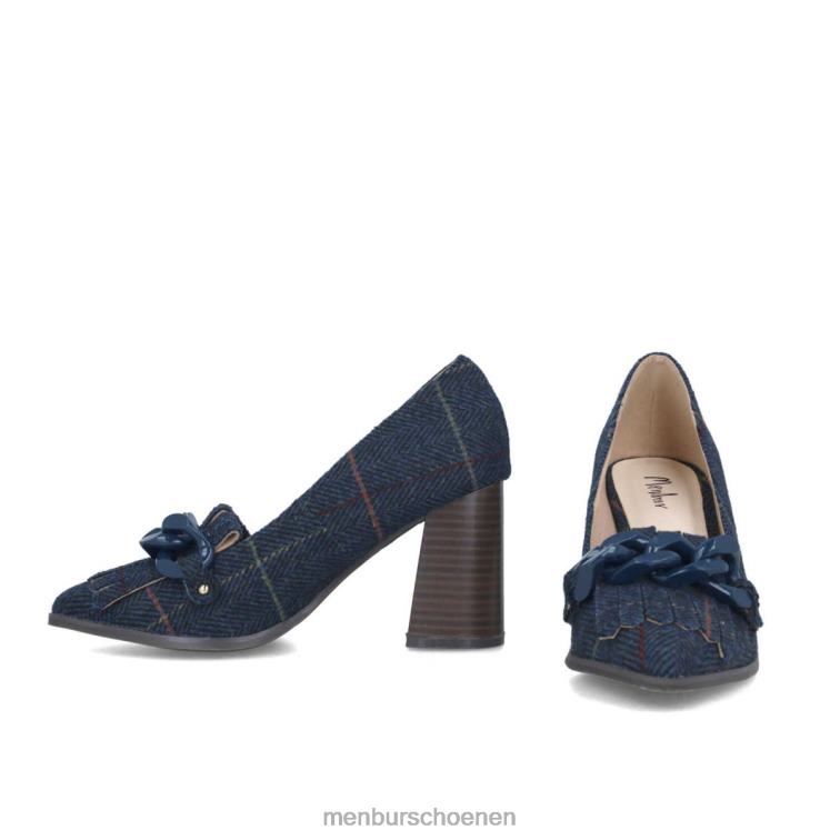 donkerblauw hoge hakken 64N064997 danburita vrouwen Menbur