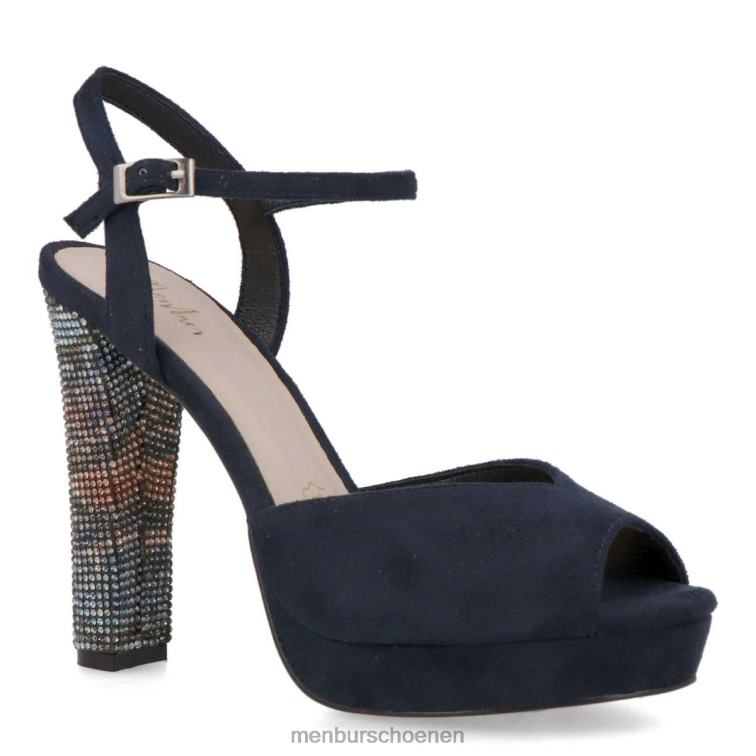 donkerblauw hoge hakken 64N065340 caselli vrouwen Menbur