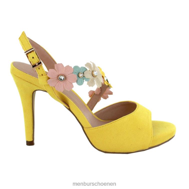 geel hoge hakken 64N061085 vescovil vrouwen Menbur