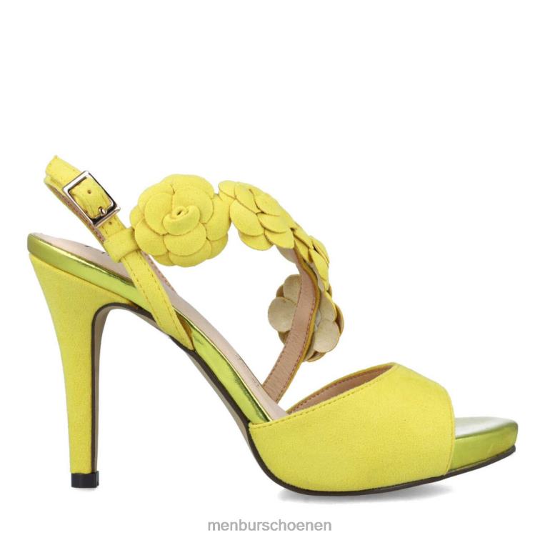 geel hoge hakken 64N061256 Fenonte vrouwen Menbur