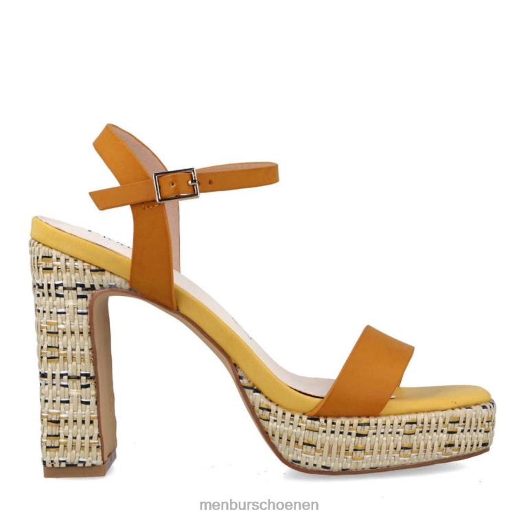 geel hoge hakken 64N065416 tiestes vrouwen Menbur