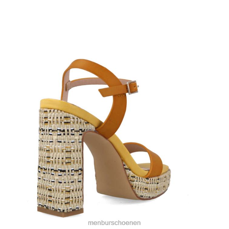 geel hoge hakken 64N065416 tiestes vrouwen Menbur