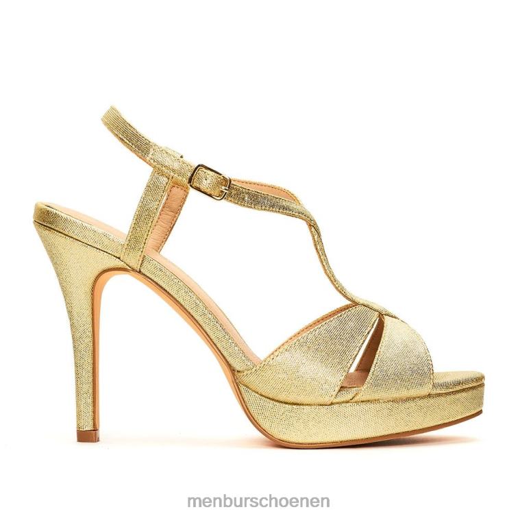 goud hoge hakken 64N061082 vigon vrouwen Menbur