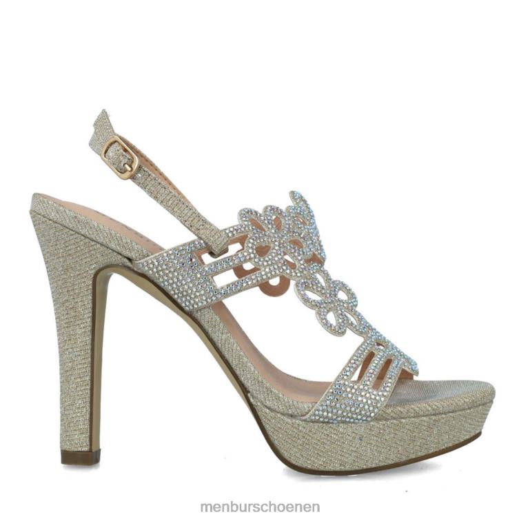 goud hoge hakken 64N061254 Calusco vrouwen Menbur