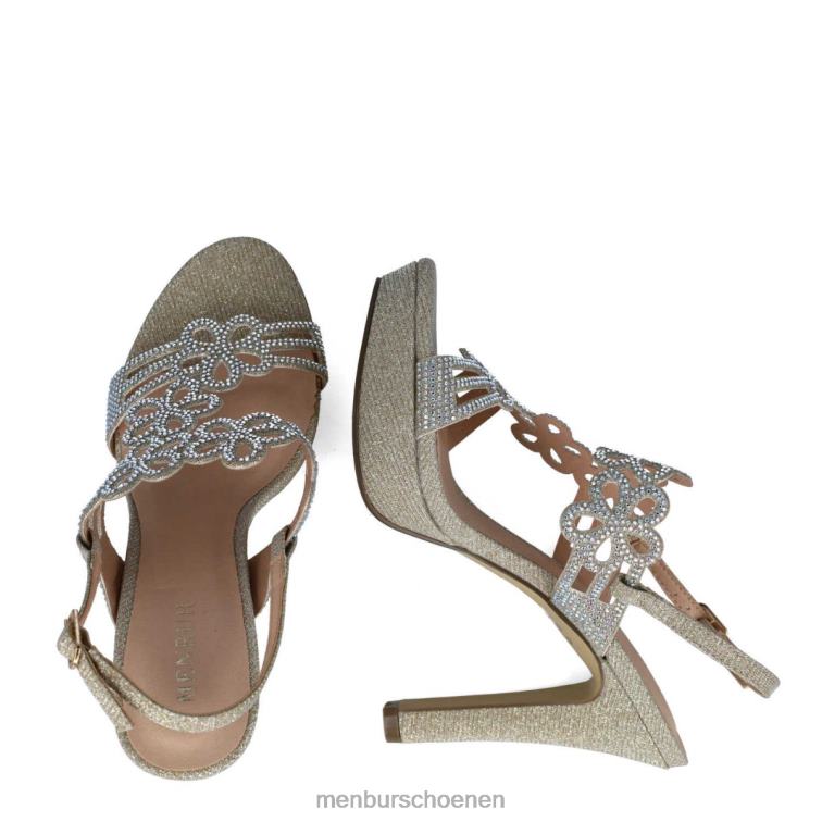 goud hoge hakken 64N061254 Calusco vrouwen Menbur