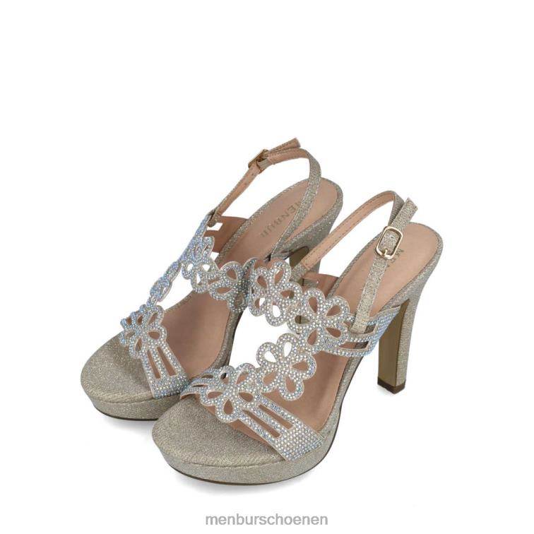 goud hoge hakken 64N061254 Calusco vrouwen Menbur