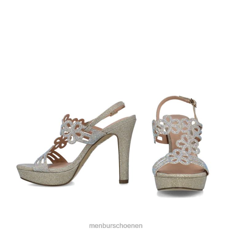 goud hoge hakken 64N061254 Calusco vrouwen Menbur